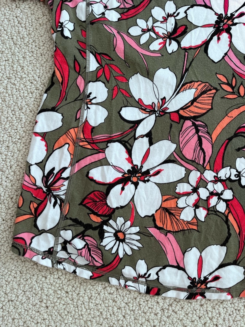 Talbots Floral T-Shirt Size Medium - Picture 6 of 10